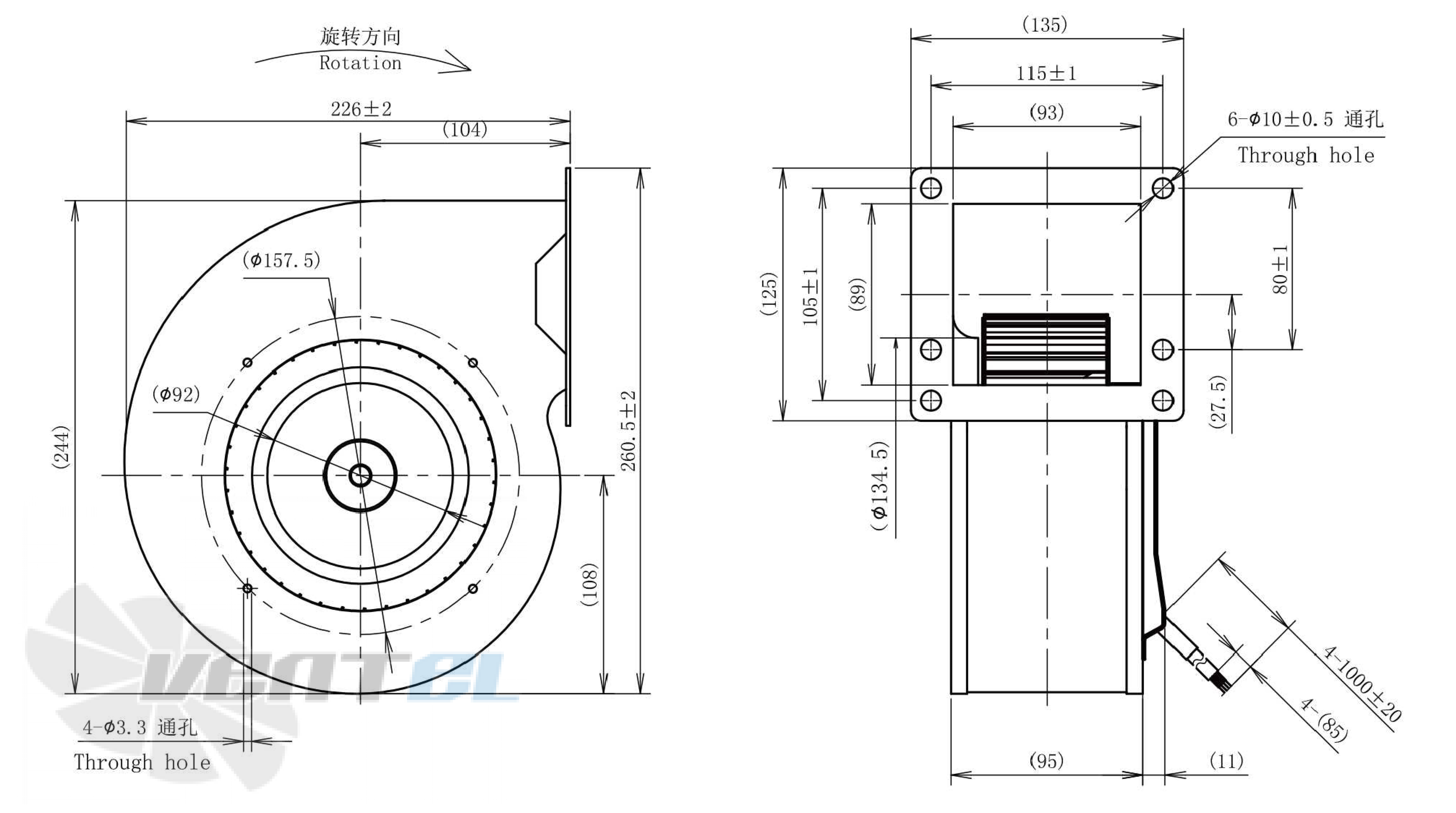 Longwell LWFD3G-160-092SM-01 - описание, технические характеристики, графики