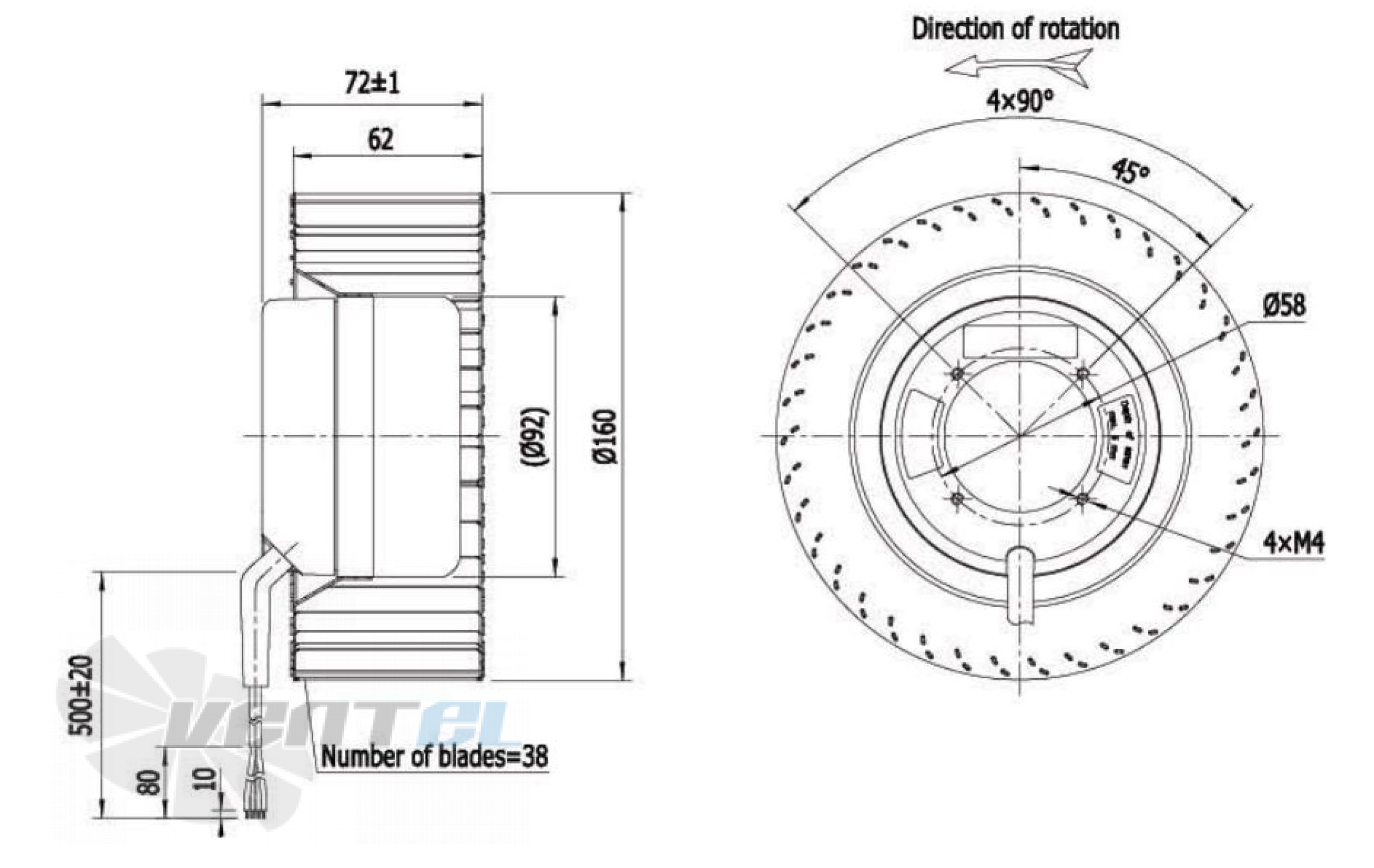 Longwell LWFD3G-160-072NM-01 - описание, технические характеристики, графики