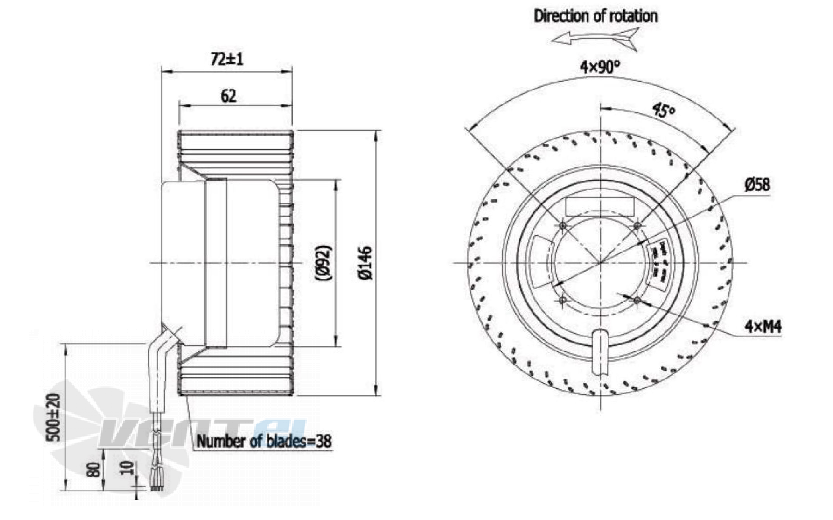 Longwell LWFD3G-146-072NH-01 - описание, технические характеристики, графики