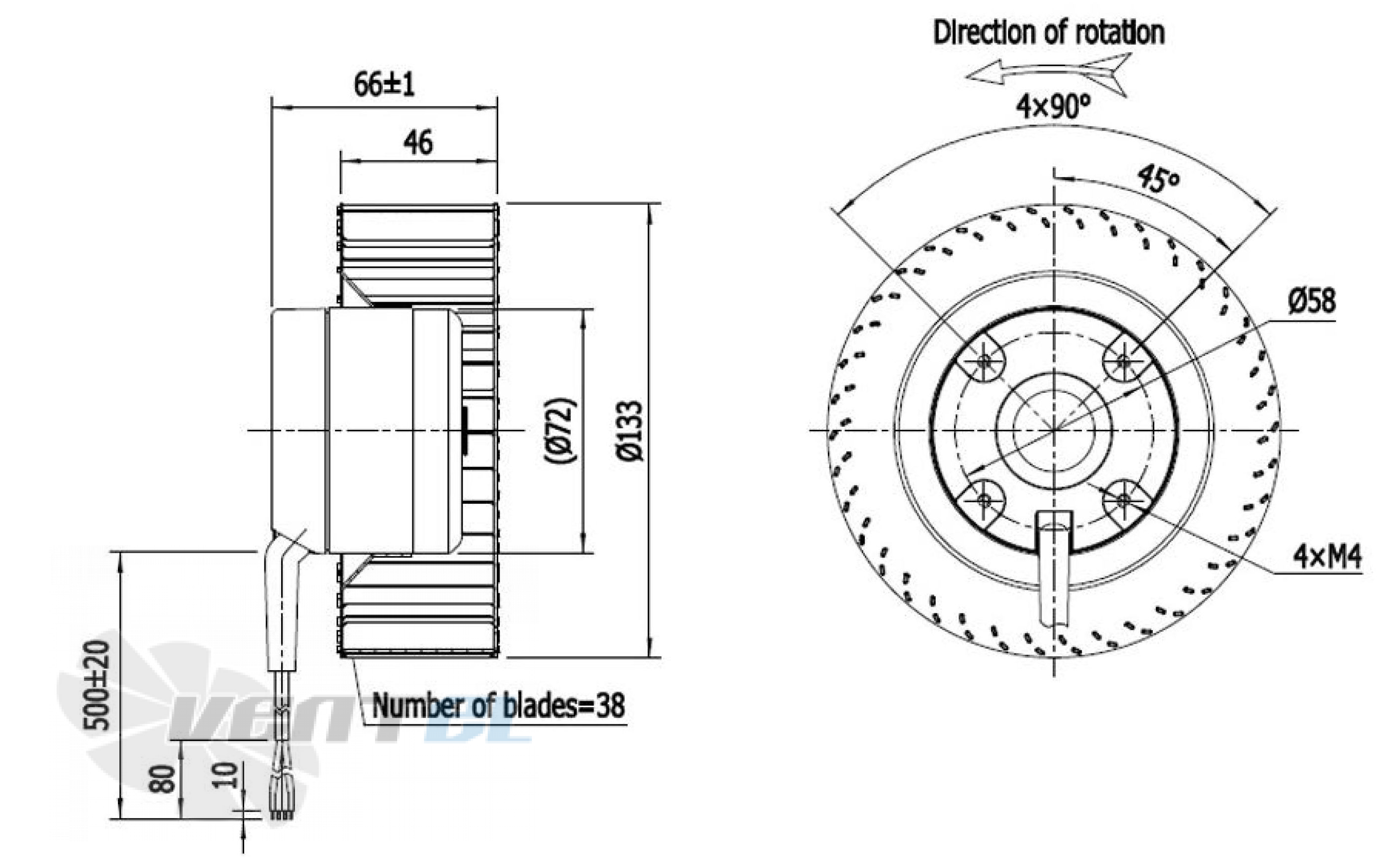 Longwell LWFD3G-133-072NH-01 - описание, технические характеристики, графики