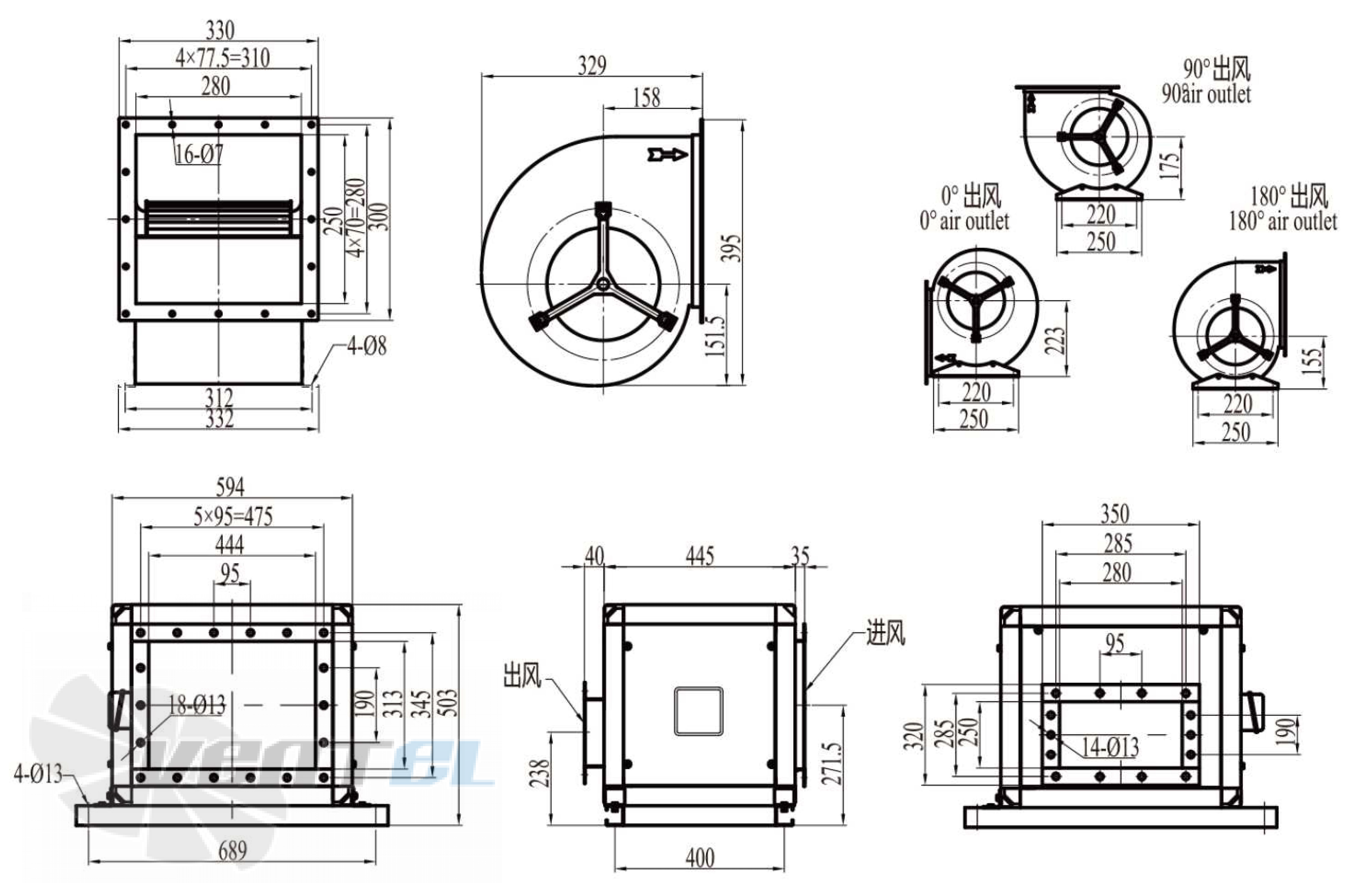 Longwell LWFA4E-225DS-02 - описание, технические характеристики, графики