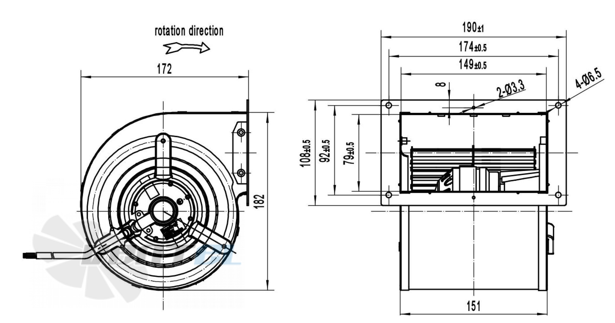 Longwell LWFA4E-133-092DS-03 - описание, технические характеристики, графики