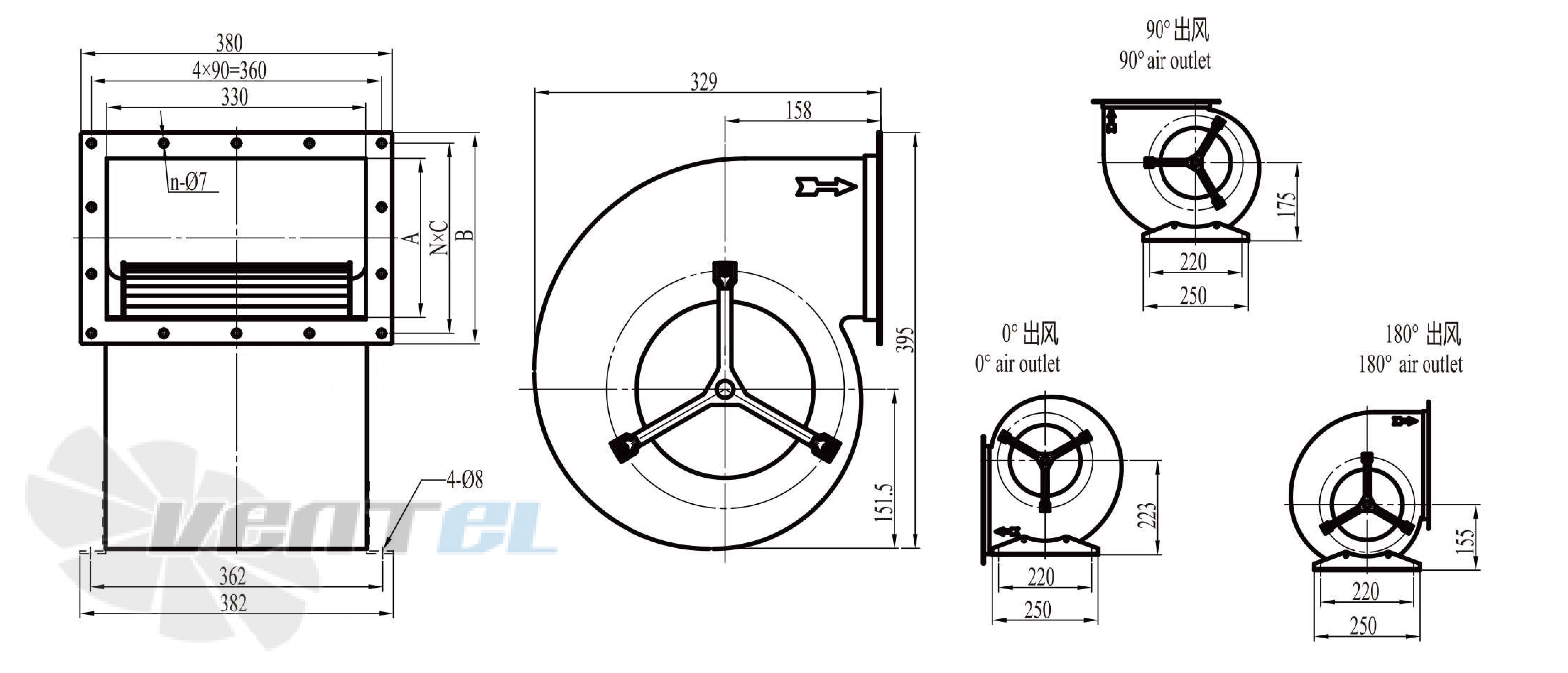 Longwell LWFA4D-225DS-04 - описание, технические характеристики, графики