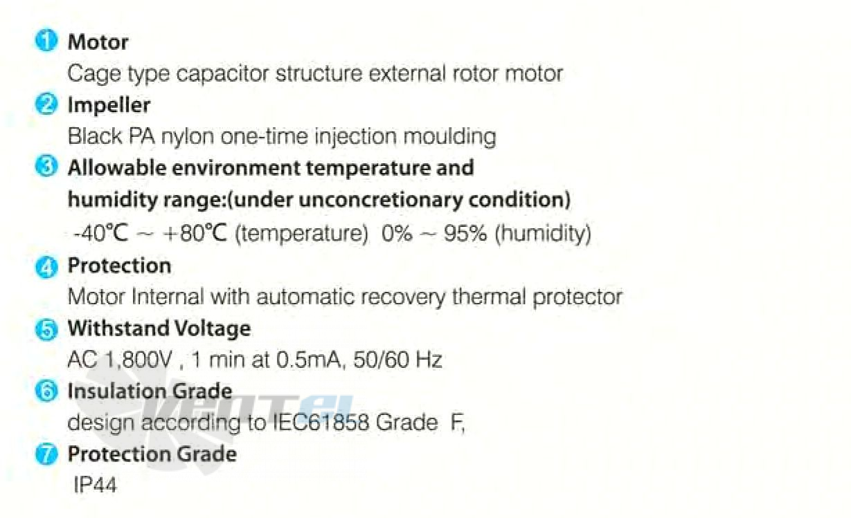 Jasonfan C2S-220.44B - описание, технические характеристики, графики