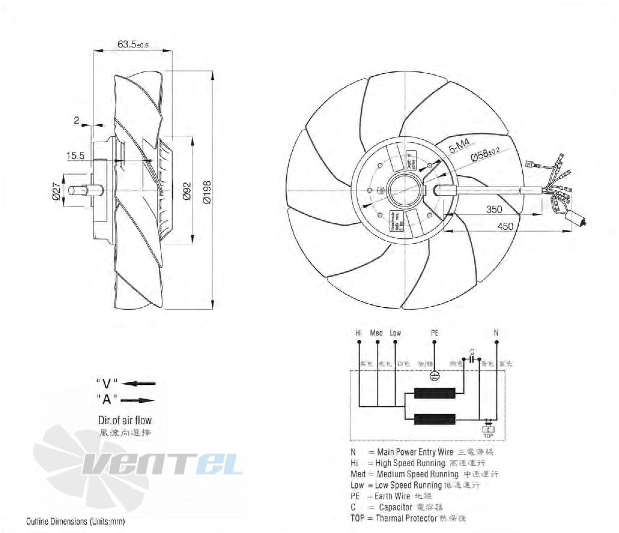 Jasonfan FJ2E-200.TSV - описание, технические характеристики, графики