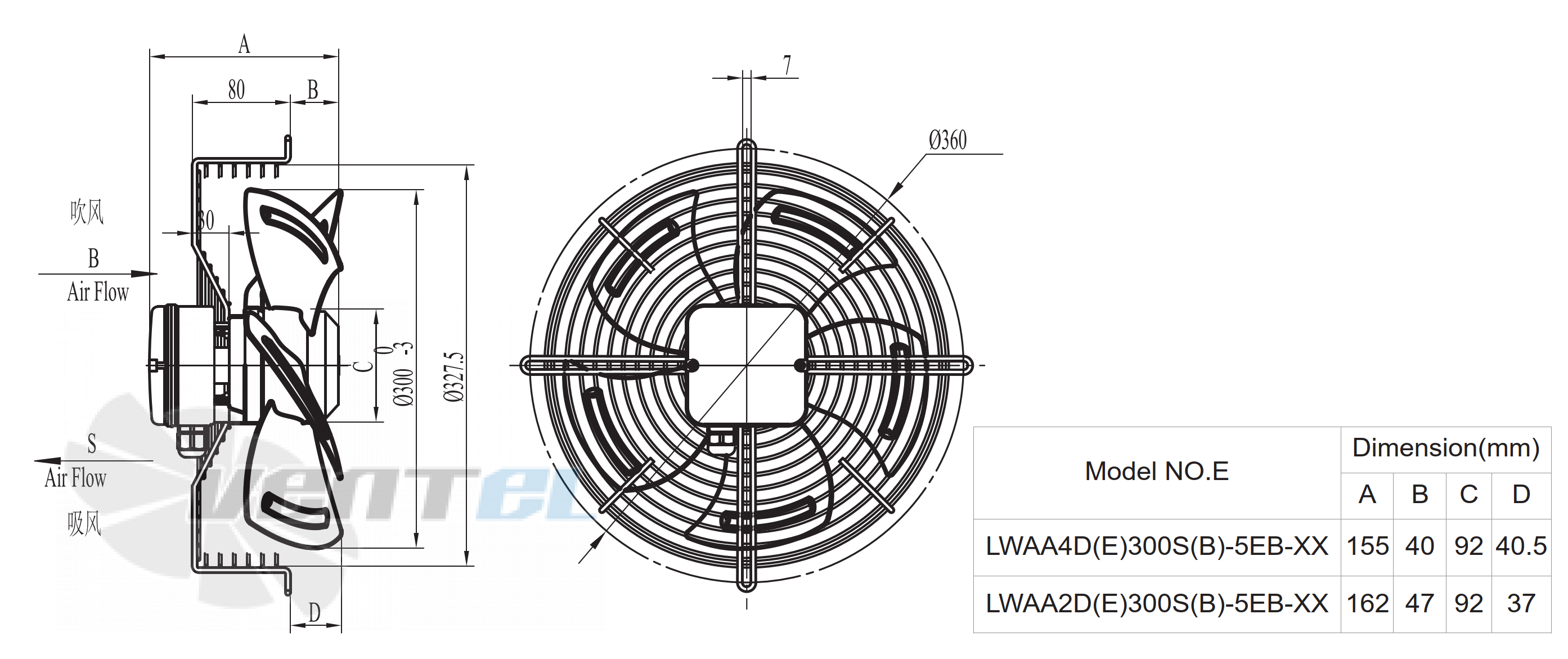 Longwell LWAA4D300S-5EB-07 - описание, технические характеристики, графики