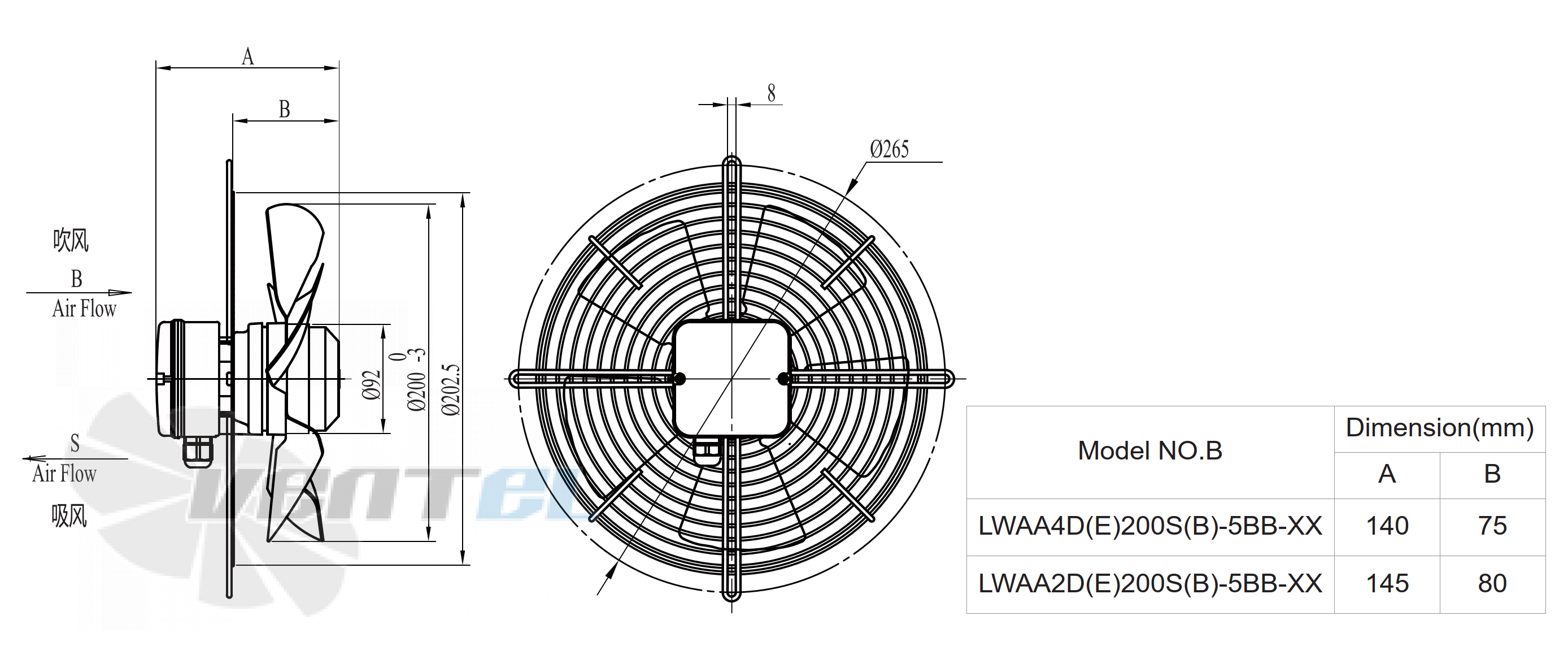 Longwell LWAA4E200S-5EB-07 - описание, технические характеристики, графики