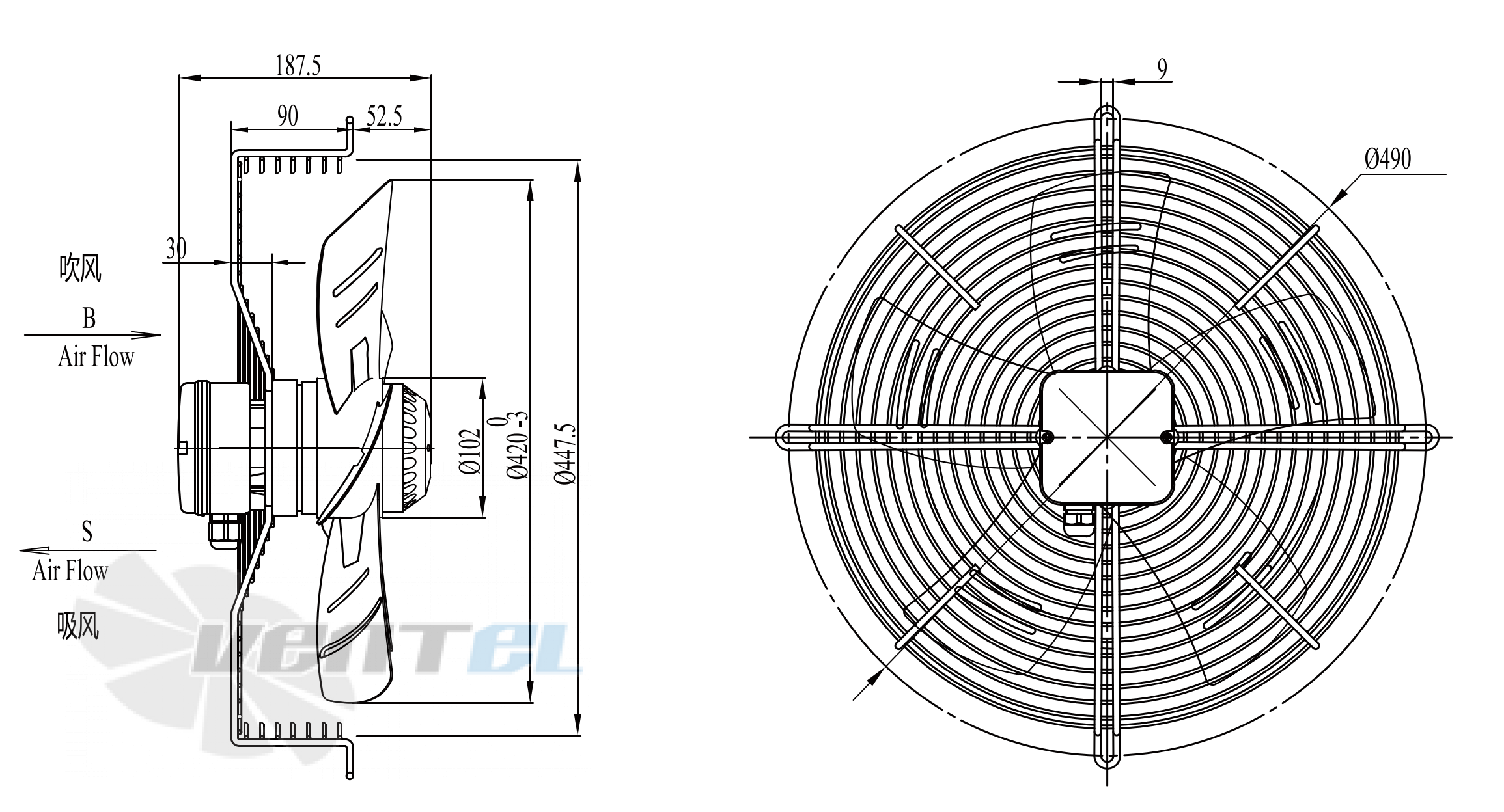 Longwell LWAA6D420S-5EB-02 - описание, технические характеристики, графики