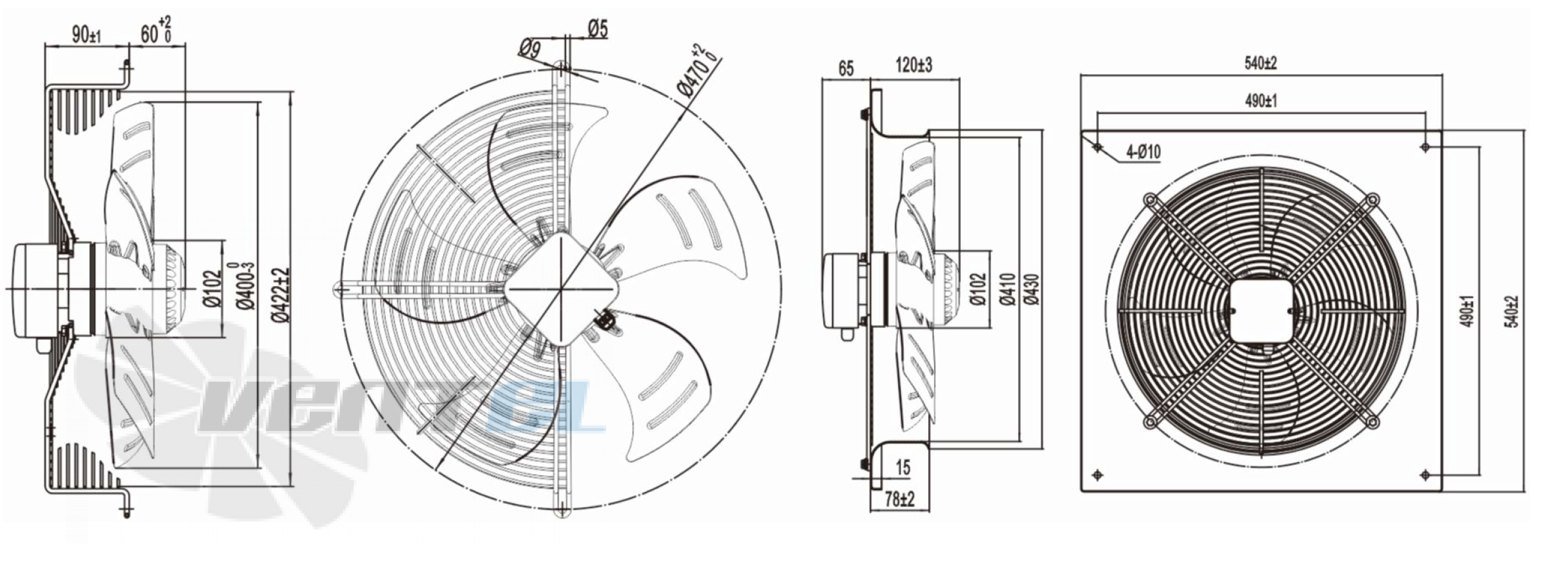 Longwell LWAA4E400S-5PB-01 - описание, технические характеристики, графики