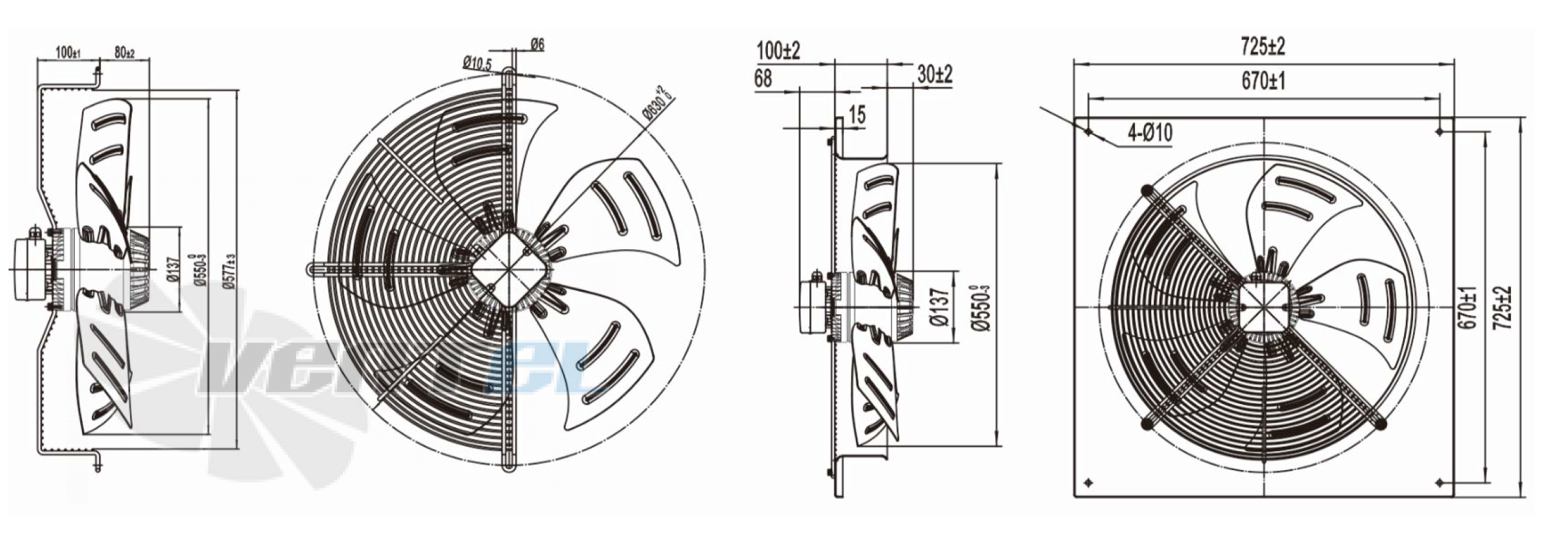 Longwell LWAA6D550S-5PB-04 - описание, технические характеристики, графики
