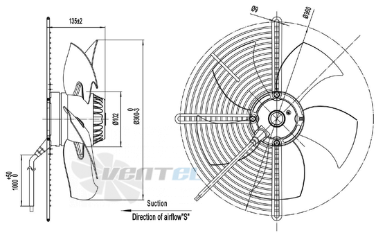 Longwell LWAA2D300S-5BN-05 - описание, технические характеристики, графики