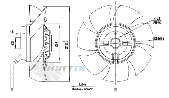 Longwell LWAA2E185S-7AN-01 - описание, технические характеристики, графики