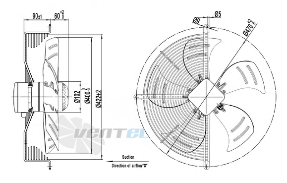 Longwell LWAA6D400S-5DM-07 - описание, технические характеристики, графики