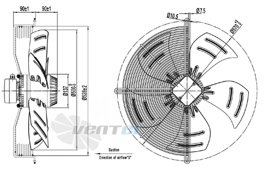 Longwell LWAA4D500S-5DM-10 - описание, технические характеристики, графики