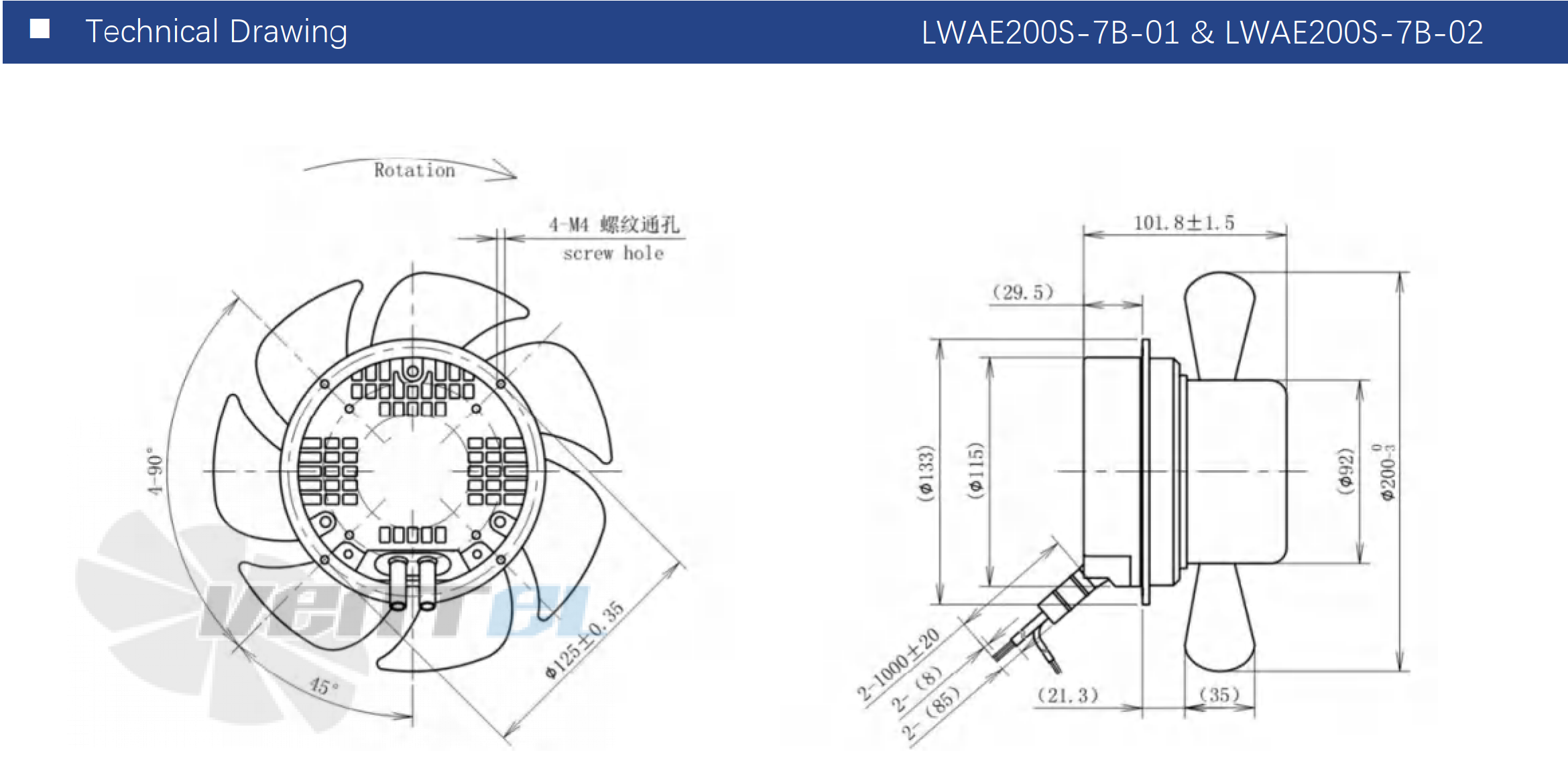 Longwell LWAE200S-7B-01 - описание, технические характеристики, графики