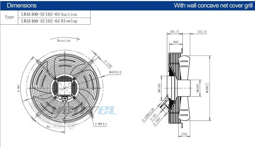 Longwell LWAE400-EC102-04 - описание, технические характеристики, графики