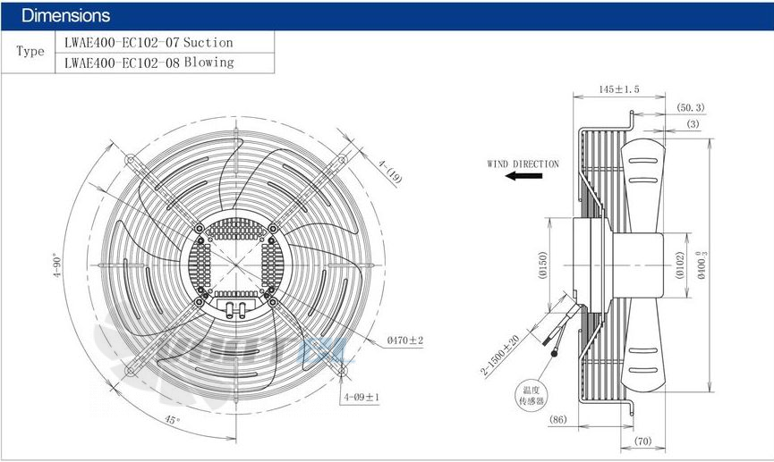 Longwell LWAE400-EC102-07 - описание, технические характеристики, графики