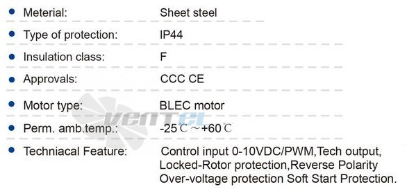 Longwell LWAE500-EC137-01 - описание, технические характеристики, графики