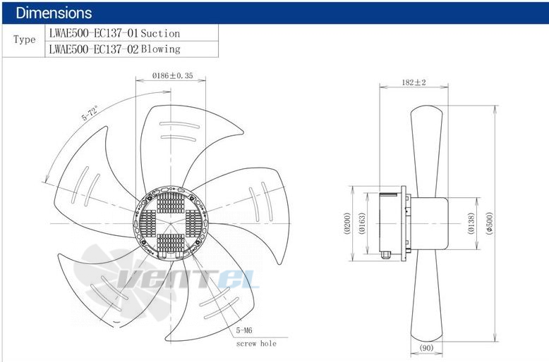 Longwell LWAE500-EC137-01 - описание, технические характеристики, графики