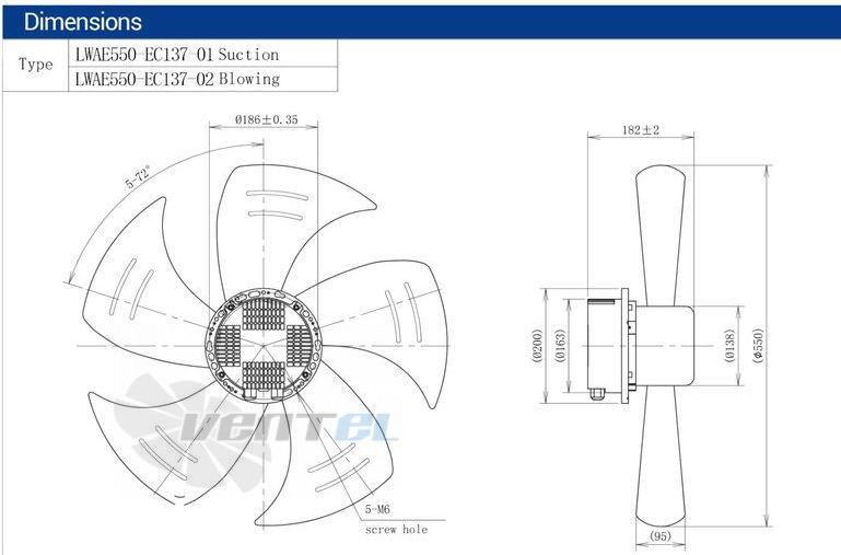 Longwell LWAE550-EC137-01 - описание, технические характеристики, графики