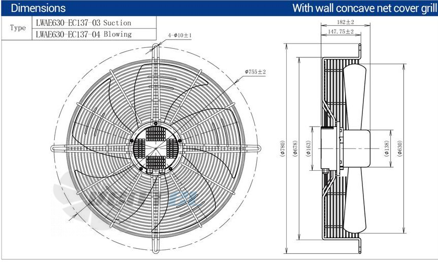 Longwell LWAE630-EC137-03 - описание, технические характеристики, графики