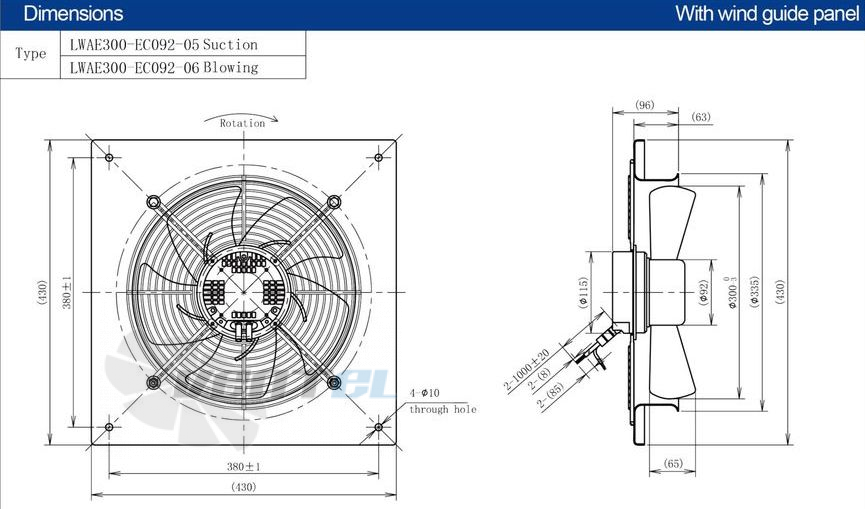 Longwell LWAE300-EC092-06 - описание, технические характеристики, графики