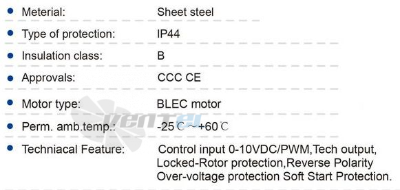 Longwell LWAE200-EC092-03 - описание, технические характеристики, графики