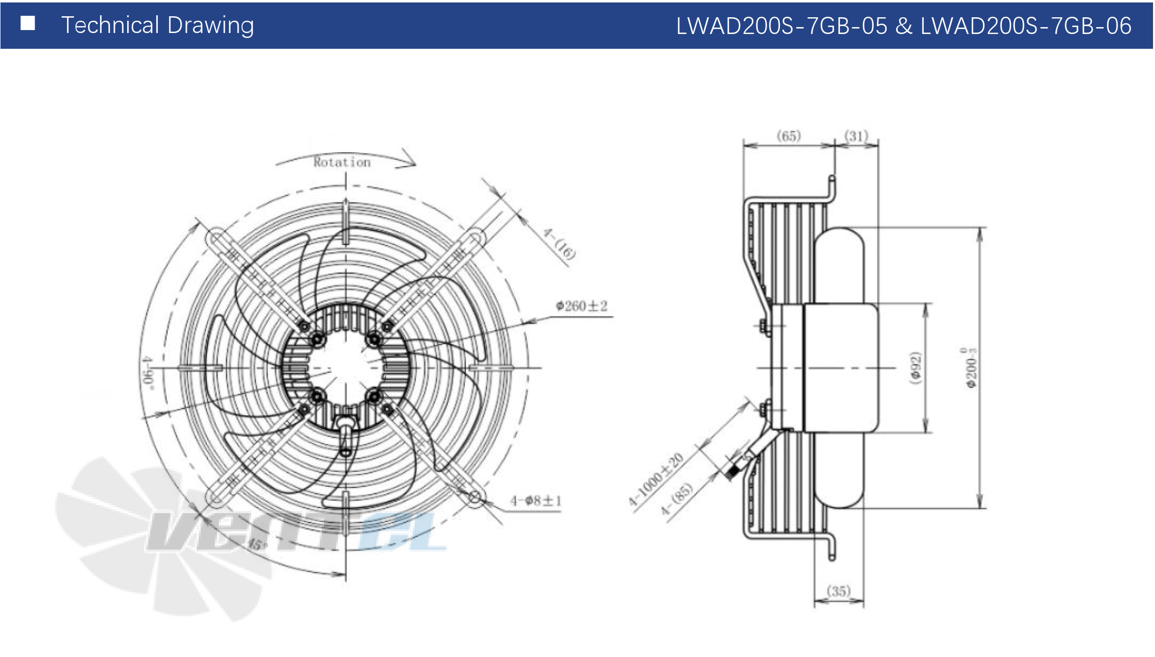 Longwell LWAD200T-7GB-06 - описание, технические характеристики, графики