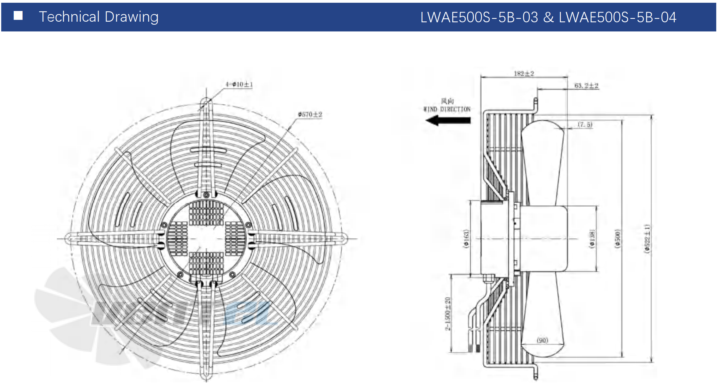 Longwell LWAE500S-5B-01 - описание, технические характеристики, графики