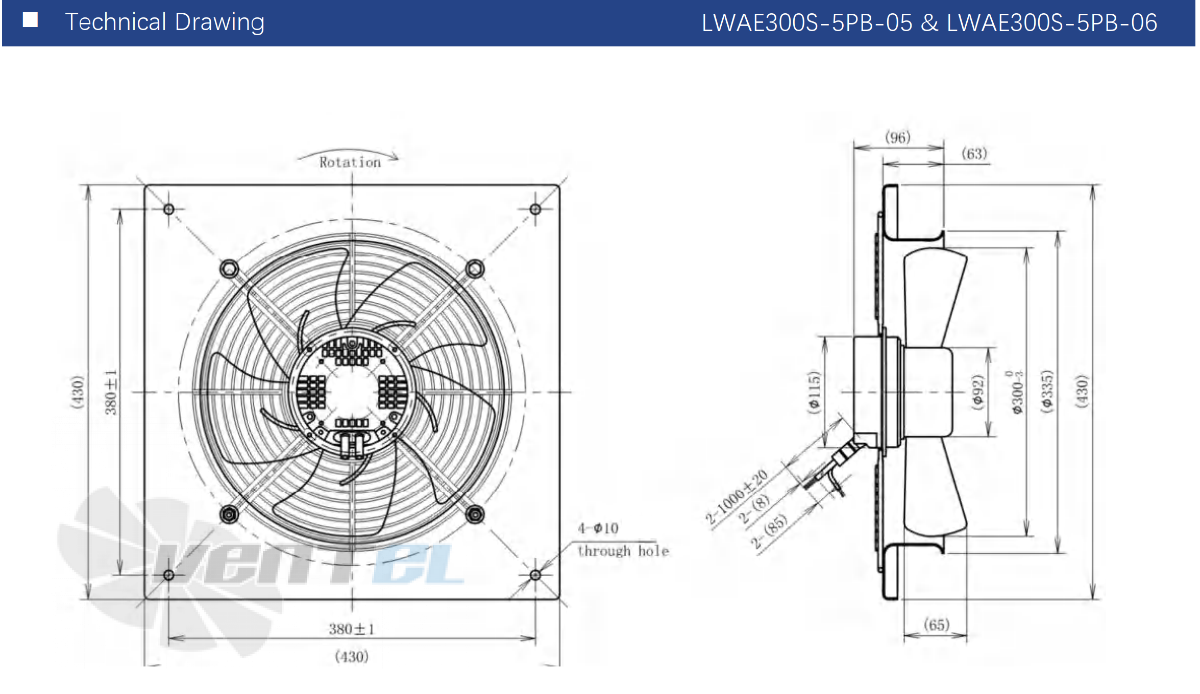 Longwell LWAE300S-5PB-05 - описание, технические характеристики, графики