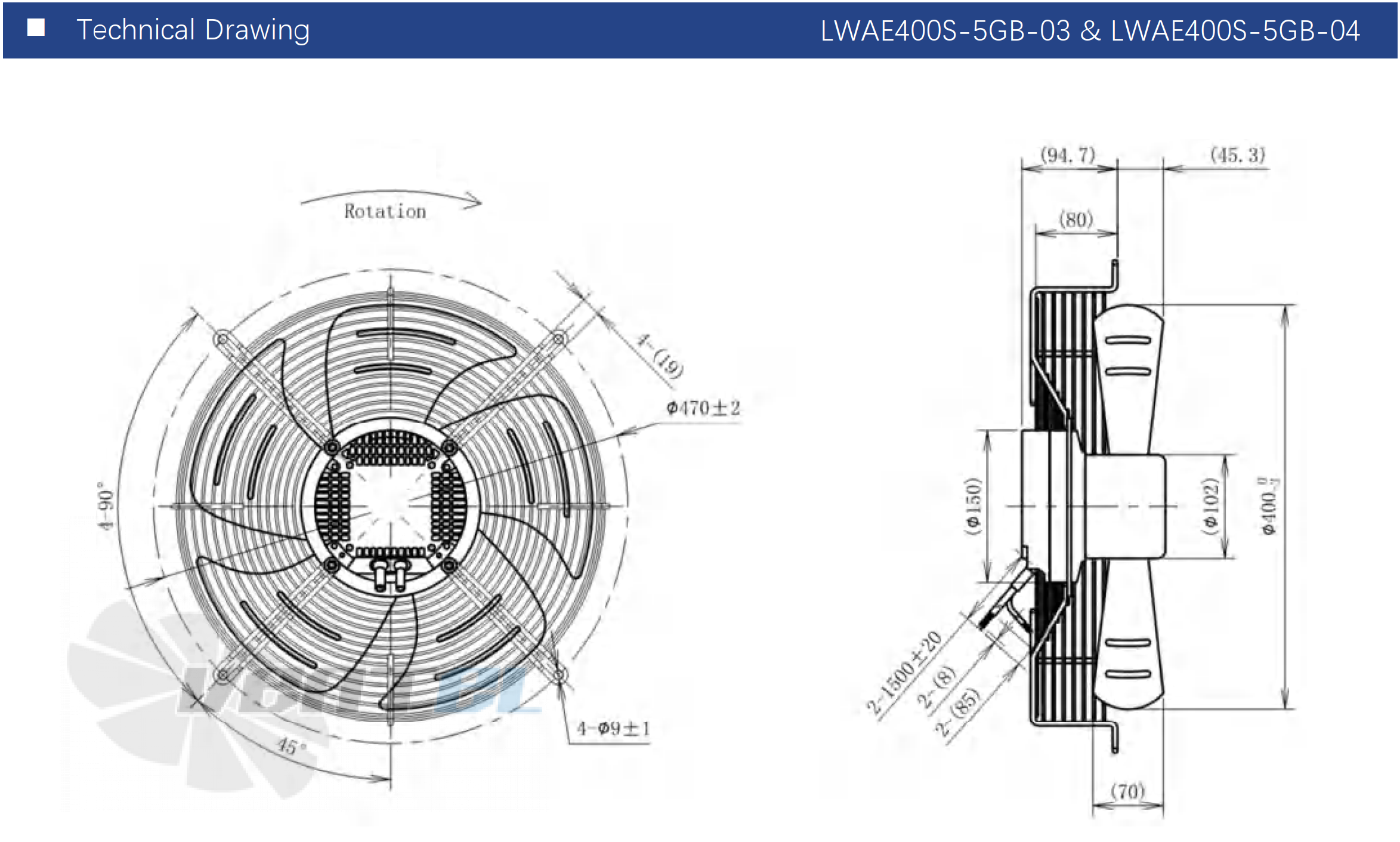 Longwell LWAE400S-5GB-03 - описание, технические характеристики, графики