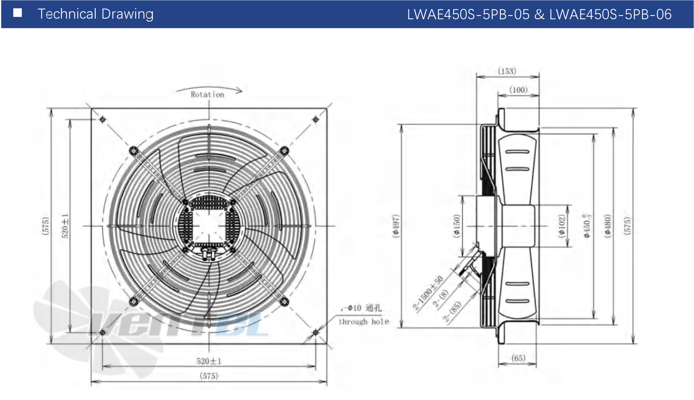 Longwell LWAE450S-5GB-05 - описание, технические характеристики, графики