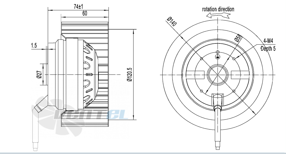 AFL AFL F2E140-060A-TAS0 0.06 КВТ - описание, технические характеристики, графики