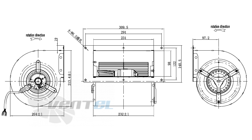 AFL AFL F2E146-190S-AG00 0.25 КВТ - описание, технические характеристики, графики