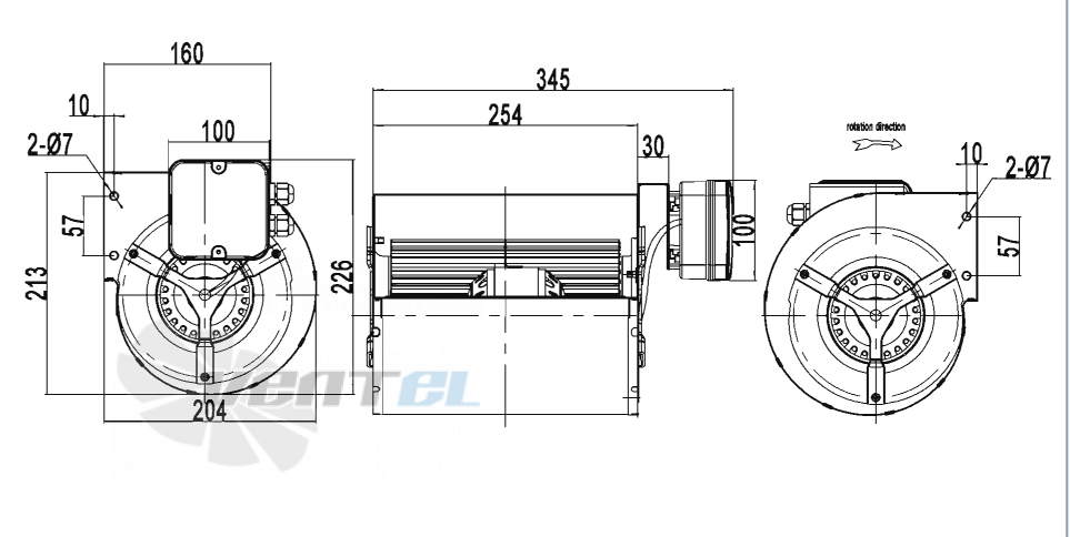AFL AFL F4E146-220S-AE80 0.11 КВТ - описание, технические характеристики, графики