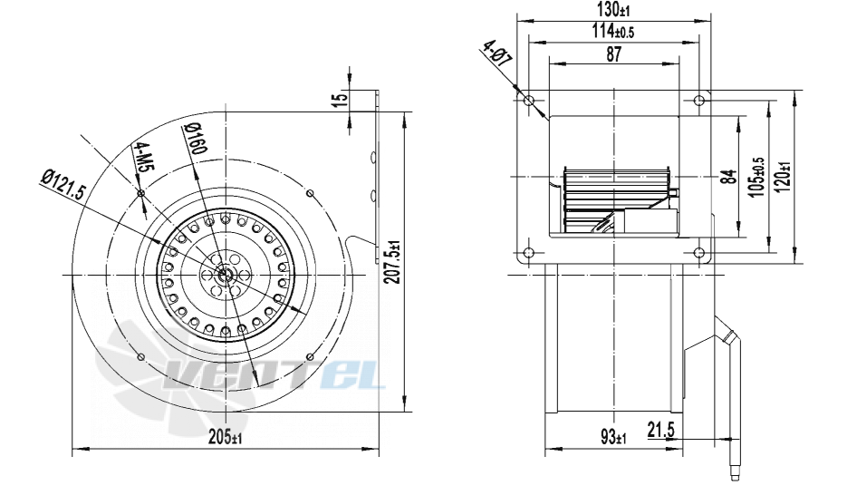AFL AFL F2E150-070W-AE00 0.18 КВТ - описание, технические характеристики, графики