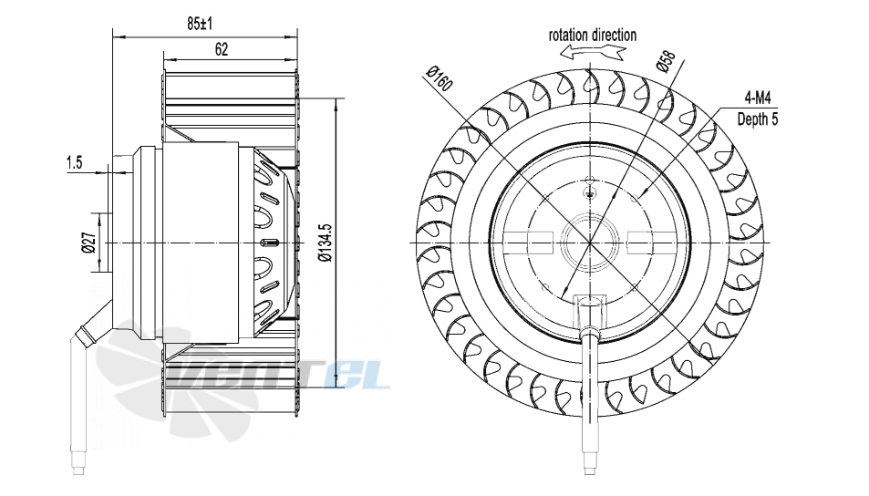 AFL AFL F4E160-060A-AC00 0.07 КВТ - описание, технические характеристики, графики