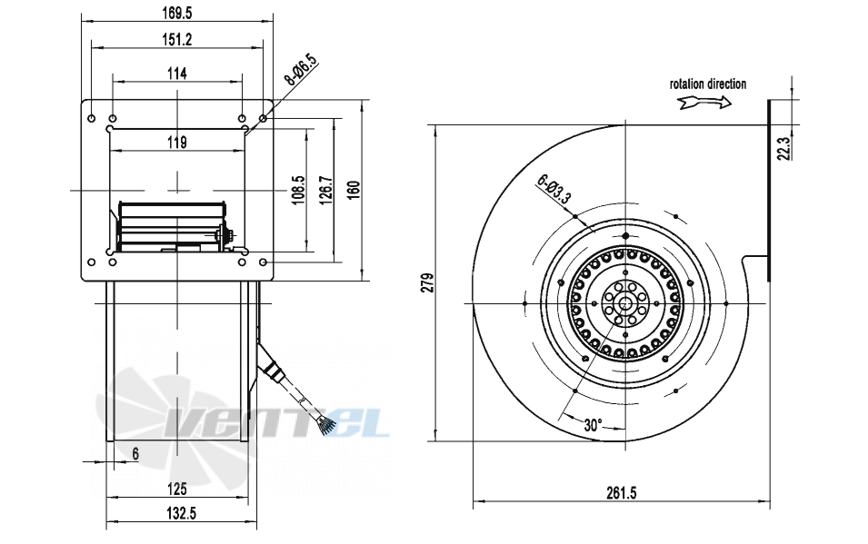 AFL AFL F2E180-092W-TL00 0.30 КВТ - описание, технические характеристики, графики