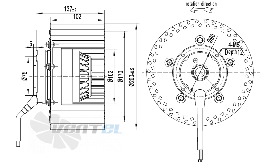 AFL AFL F4D200-102A-AM00 0.20 КВТ - описание, технические характеристики, графики