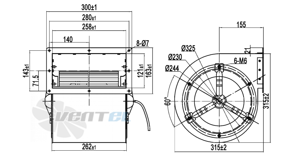 AFL AFL F4E200-185S-TS00 0.36 КВТ - описание, технические характеристики, графики