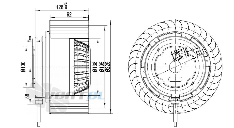 AFL AFL F4D225-092A-AR00 0.40 КВТ - описание, технические характеристики, графики