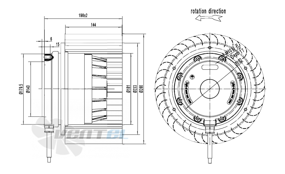 AFL AFL F4D280-144A-AV00 1.4 КВТ - описание, технические характеристики, графики