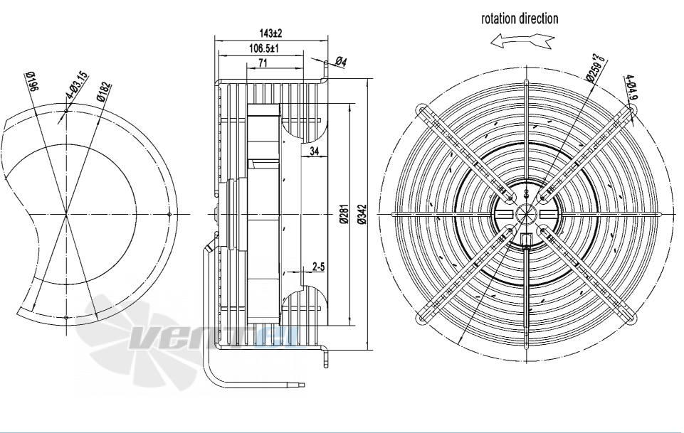 AFL AFL B2E280-071J-AGW0 0.23 КВТ - описание, технические характеристики, графики