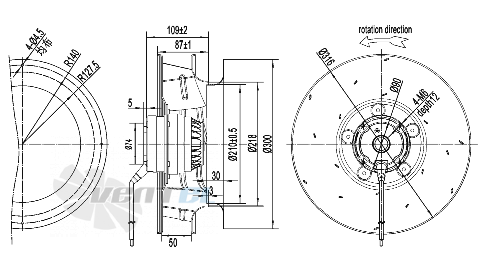 AFL AFL B4E315-087A-AL00 0.09 КВТ - описание, технические характеристики, графики