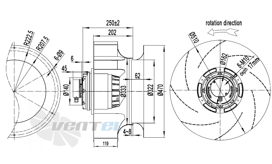 AFL AFL B4D500-202A-AVM1 1 КВТ - описание, технические характеристики, графики