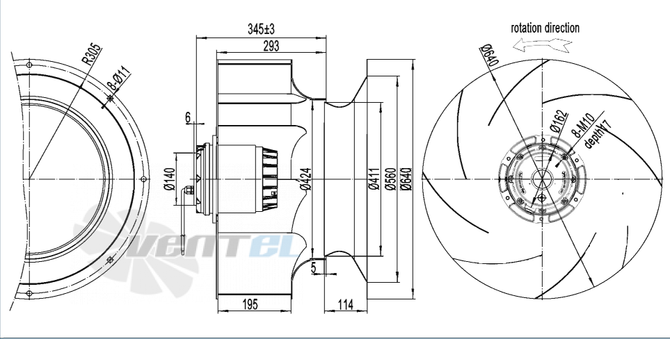 AFL AFL B8D630-293A-AW00 0.7 КВТ - описание, технические характеристики, графики