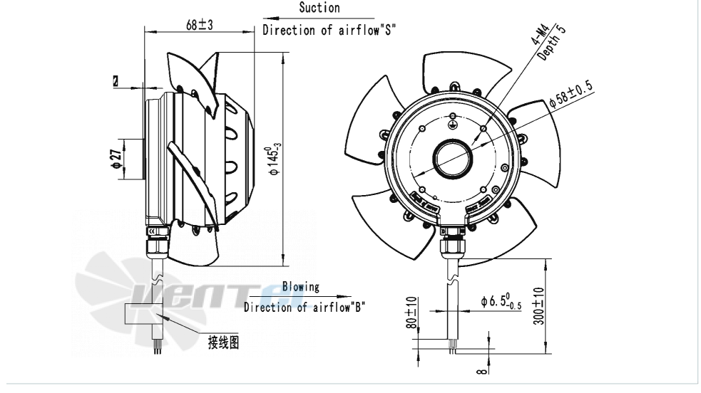 AFL AFL A2D145S-5AN-AAJ0 0.05 КВТ - описание, технические характеристики, графики