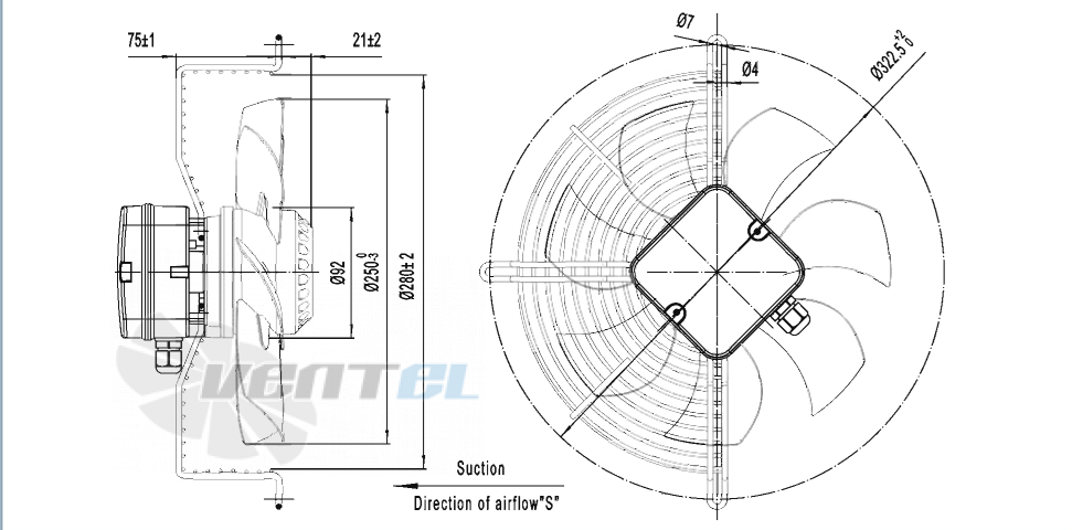 AFL AFL A2E250S-5DM-AC00 0.11 КВТ - описание, технические характеристики, графики