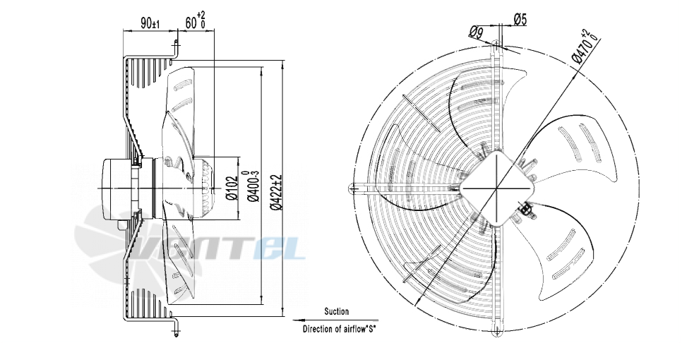 AFL AFL A6E400S-5DM-AM00 0.10 КВТ - описание, технические характеристики, графики