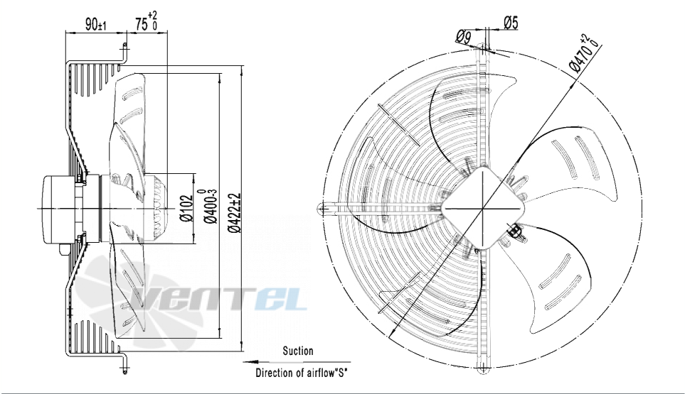 AFL AFL A4D400S-5DM-AN00 0.23 КВТ - описание, технические характеристики, графики
